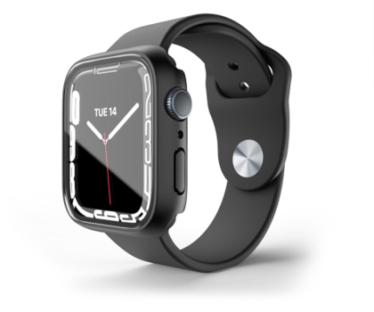 Pasek i akcesoria do zegarków NEXT ONE Etui ochronne Shield Apple Watch 41 mm black
